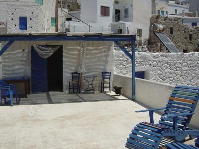 Milos Tripiti Apartment: Terrasse