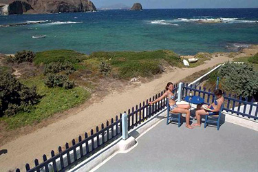 Milos Zimmer 1: Veranda vorn