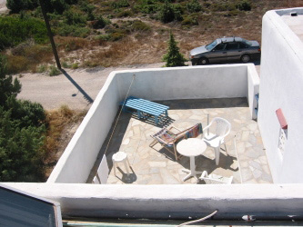 Milos Zimmer 1: Veranda hinten