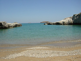 Milos: Strand bei Agios Konstantinos